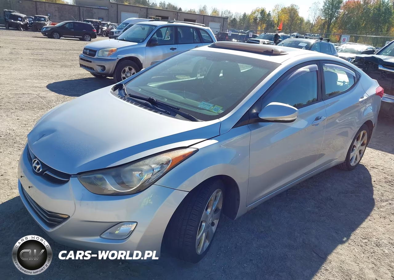 2013 Hyundai Elantra Limited Pzev VIN:5NPDH4AEXDH198395 - 2