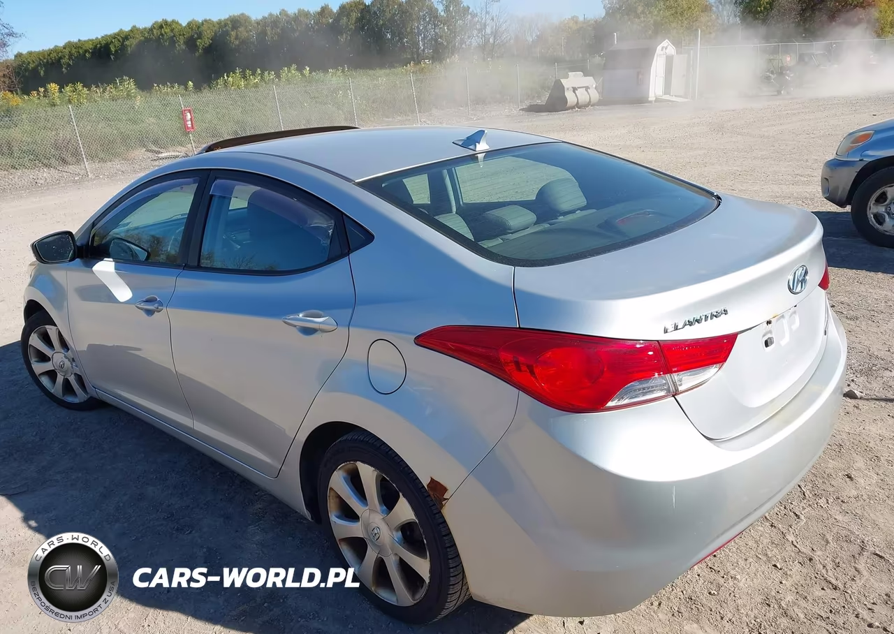 2013 Hyundai Elantra Limited Pzev VIN:5NPDH4AEXDH198395 - 3