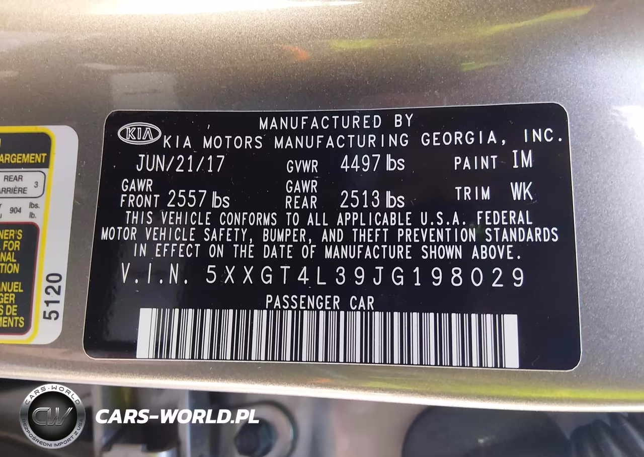 2018 Kia Optima Lx VIN:5XXGT4L39JG198029 - 9