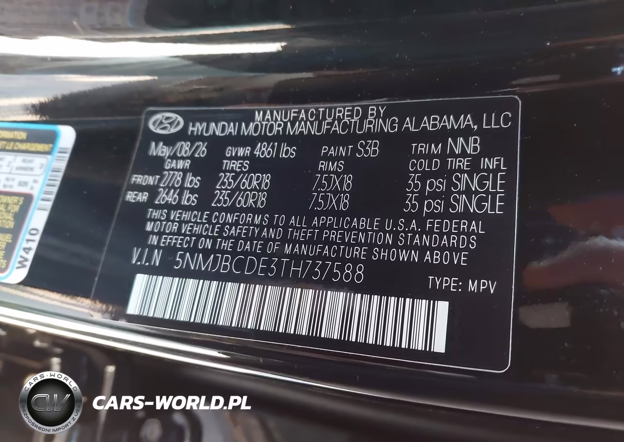 2026 Hyundai Tucson Sel VIN:5NMJBCDE3TH737588 - 9