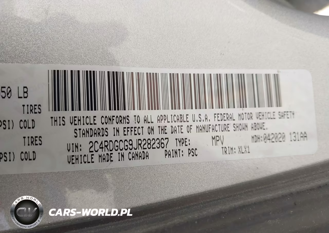 2018 Dodge Grand Caravan Sxt VIN:2C4RDGCG9JR282367 - 9