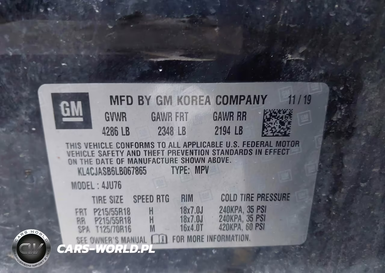 2020 Buick Encore Fwd Preferred VIN:KL4CJASB6LB067865 - 9