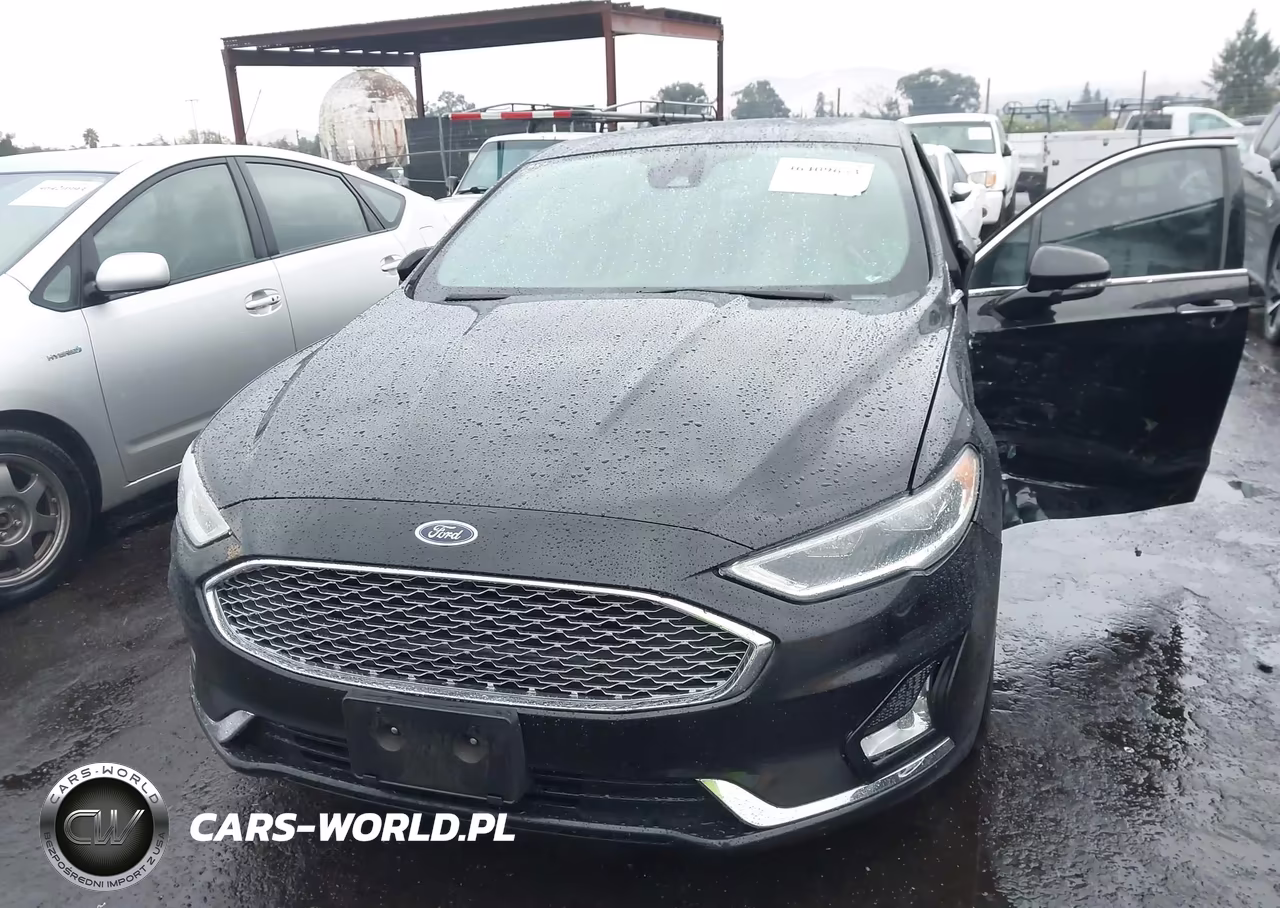 2019 Ford Fusion Hybrid Titanium VIN:3FA6P0RU8KR185676 - 12