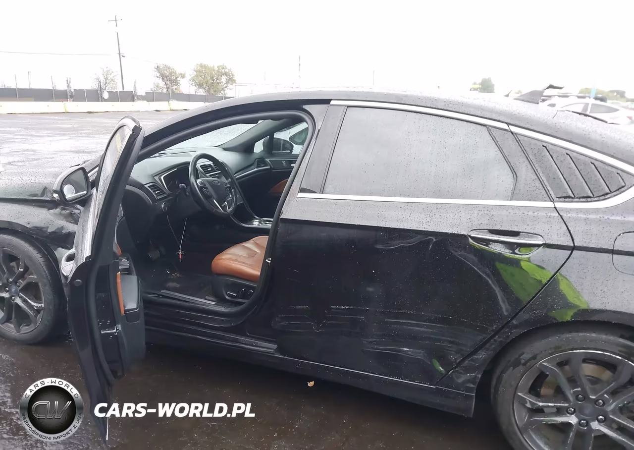 2019 Ford Fusion Hybrid Titanium VIN:3FA6P0RU8KR185676 - 14