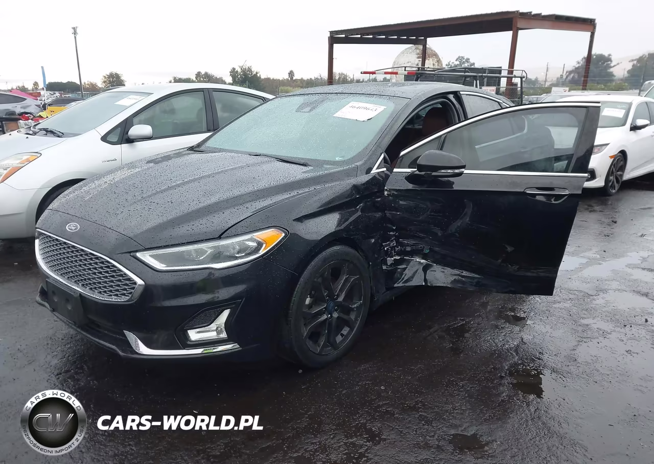 2019 Ford Fusion Hybrid Titanium VIN:3FA6P0RU8KR185676 - 2