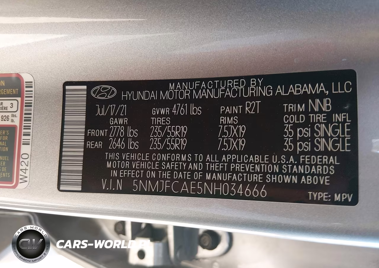 2022 Hyundai Tucson Sel VIN:5NMJFCAE5NH034666 - 9
