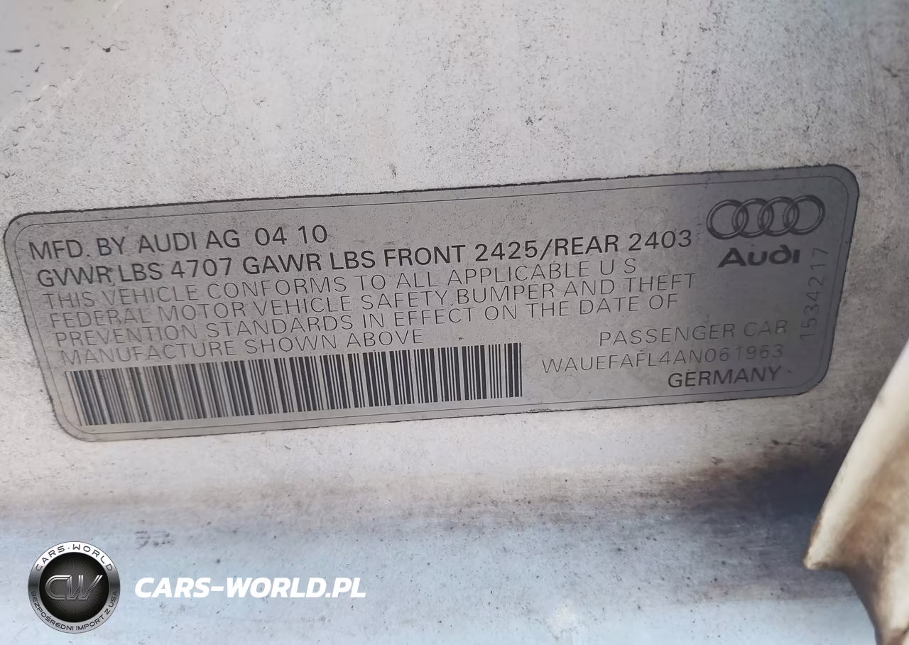 2010 Audi A4 2.0T Premium VIN:WAUEFAFL4AN061963 - 9