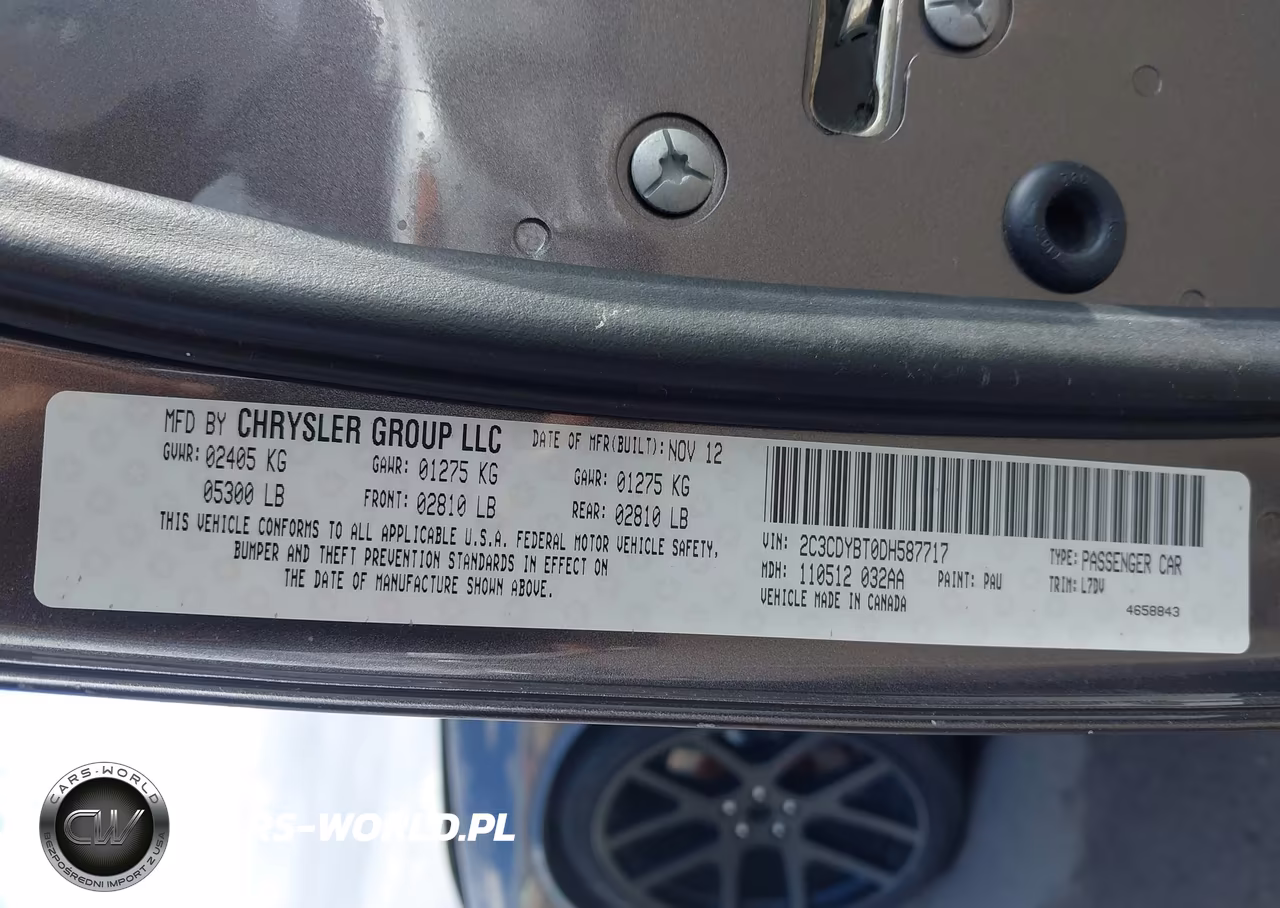 2013 Dodge Challenger R-T VIN:2C3CDYBT0DH587717 - 9