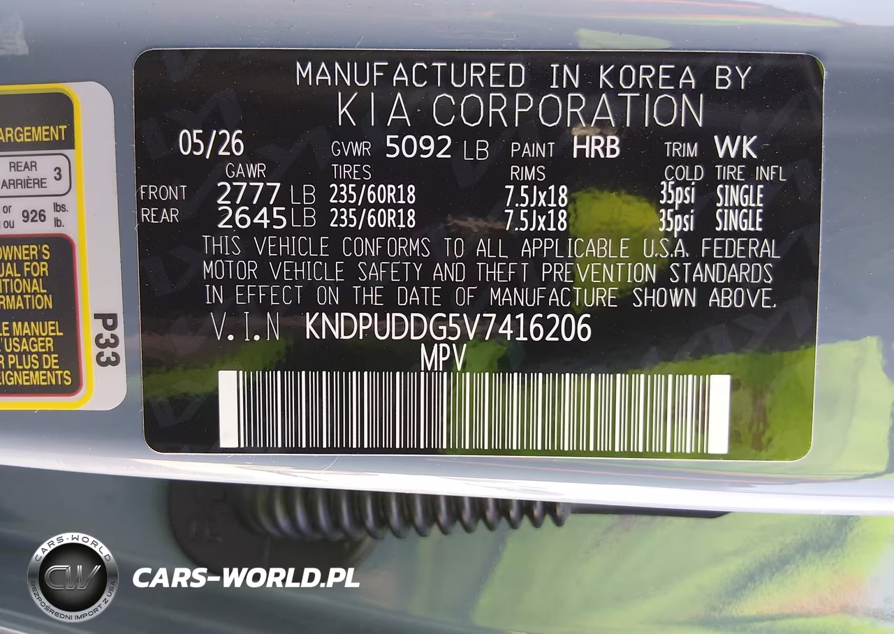 2027 Kia Sportage VIN:KNDPUDDG5V7416206 - 9