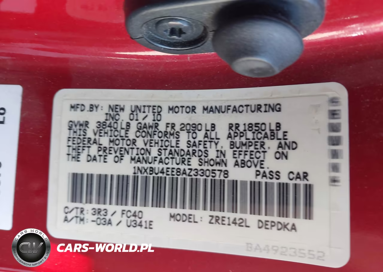 2010 Toyota Corolla Le VIN:1NXBU4EE8AZ330578 - 9