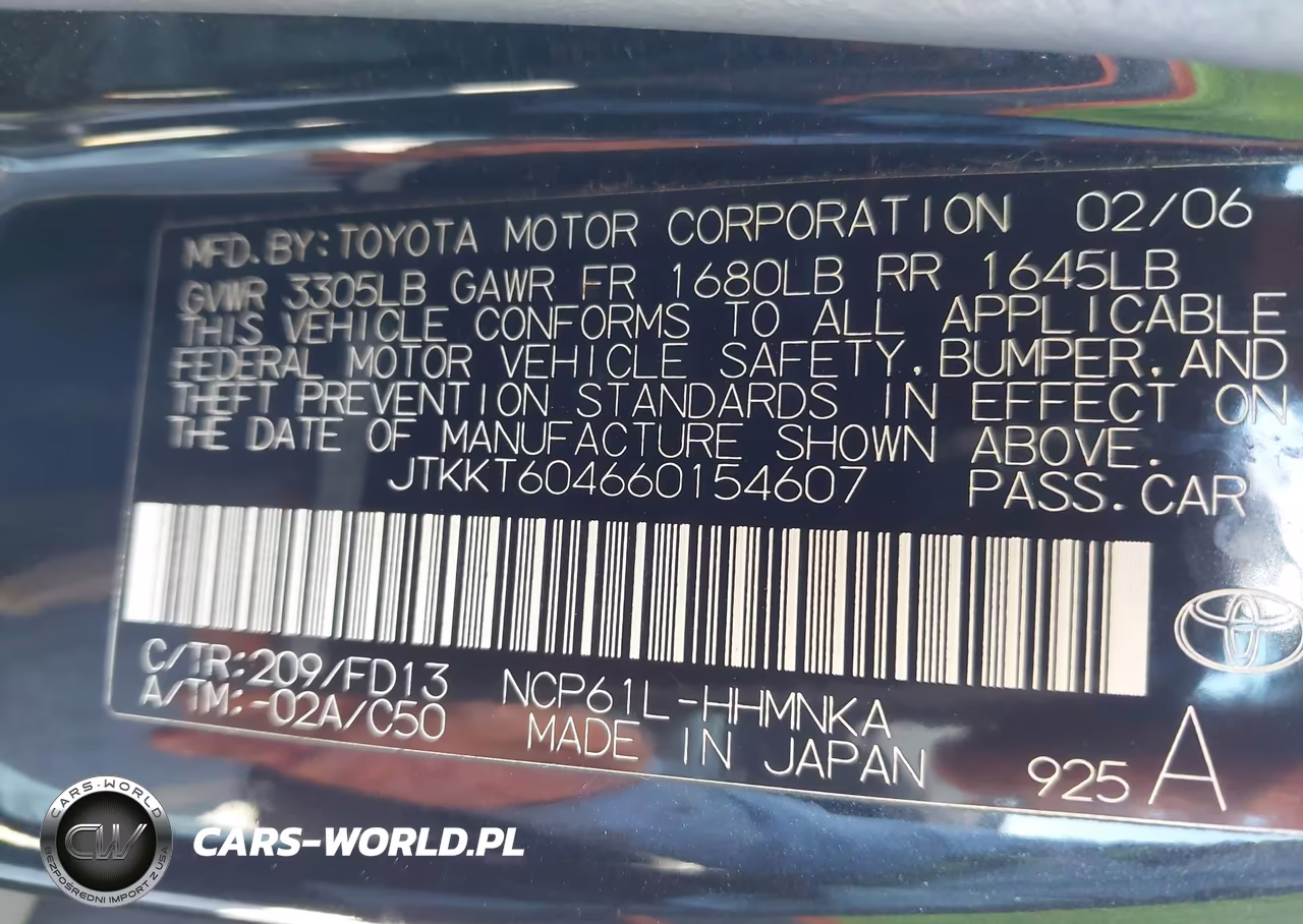 2006 Scion Xa VIN:JTKKT604660154607 - 9