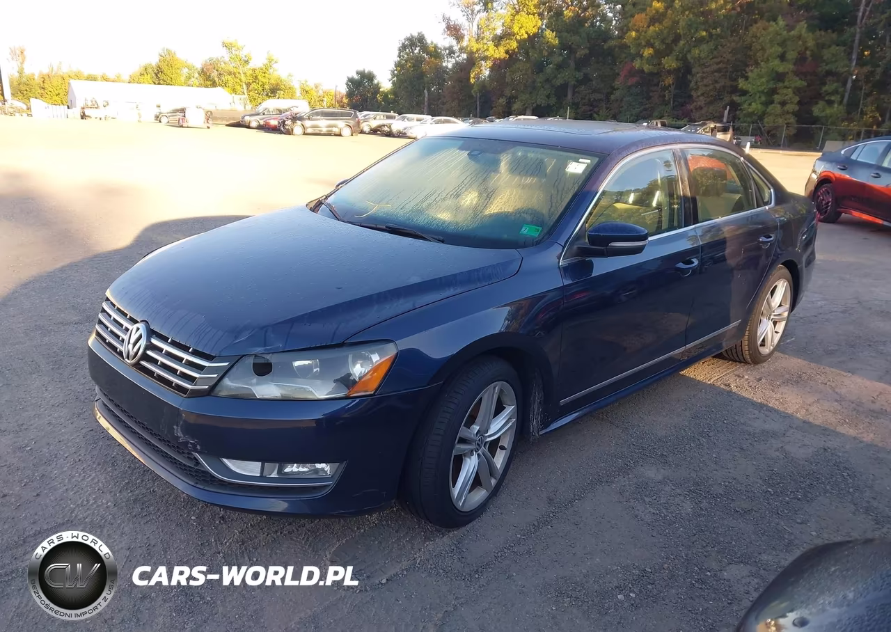 2014 Volkswagen Passat 2.0L Tdi Se VIN:1VWBN7A34EC062709 - 2