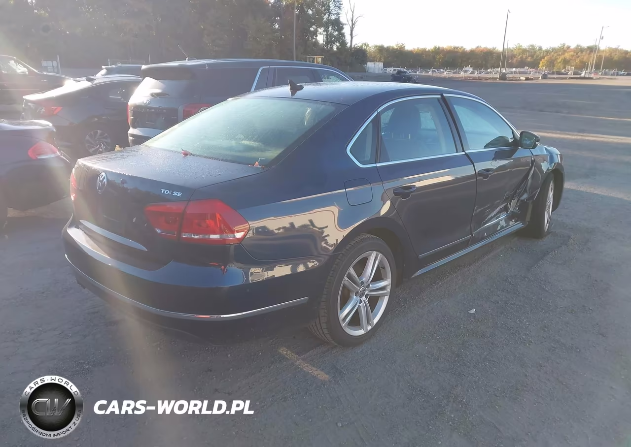 2014 Volkswagen Passat 2.0L Tdi Se VIN:1VWBN7A34EC062709 - 4