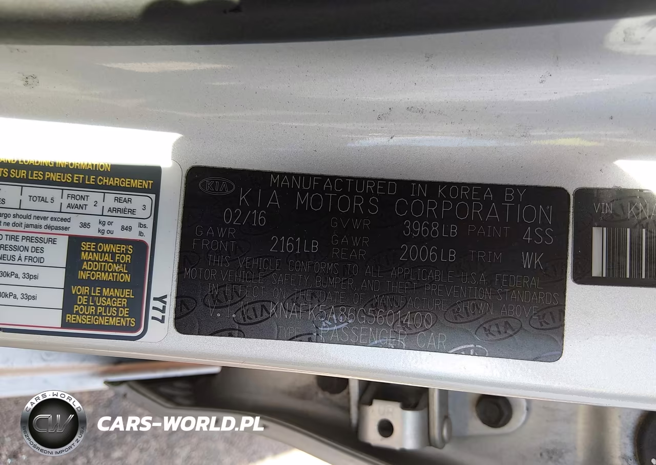 2016 Kia Forte Lx VIN:KNAFK5A86G5601400 - 9