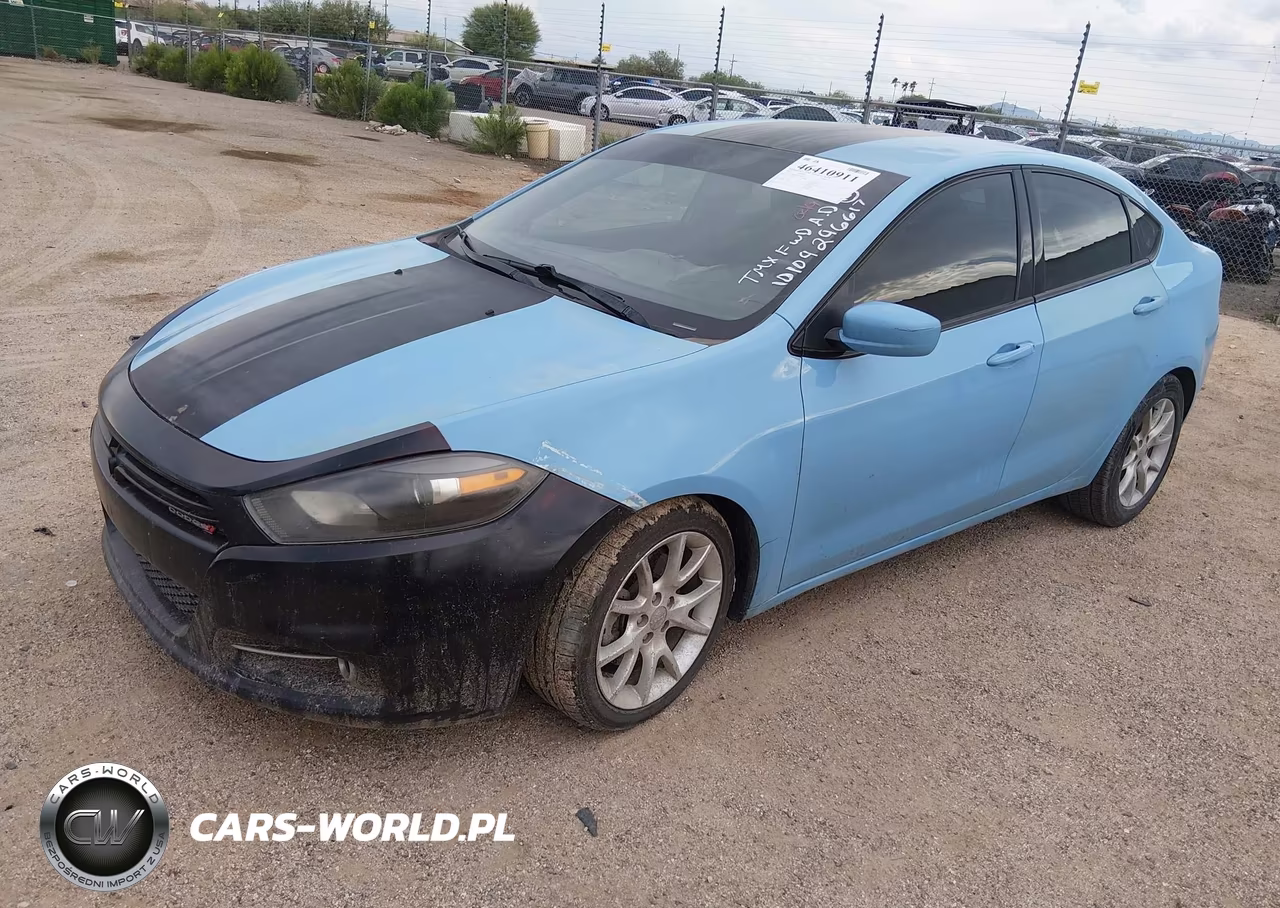 2013 Dodge Dart Sxt VIN:1C3CDFBA9DD296617 - 2