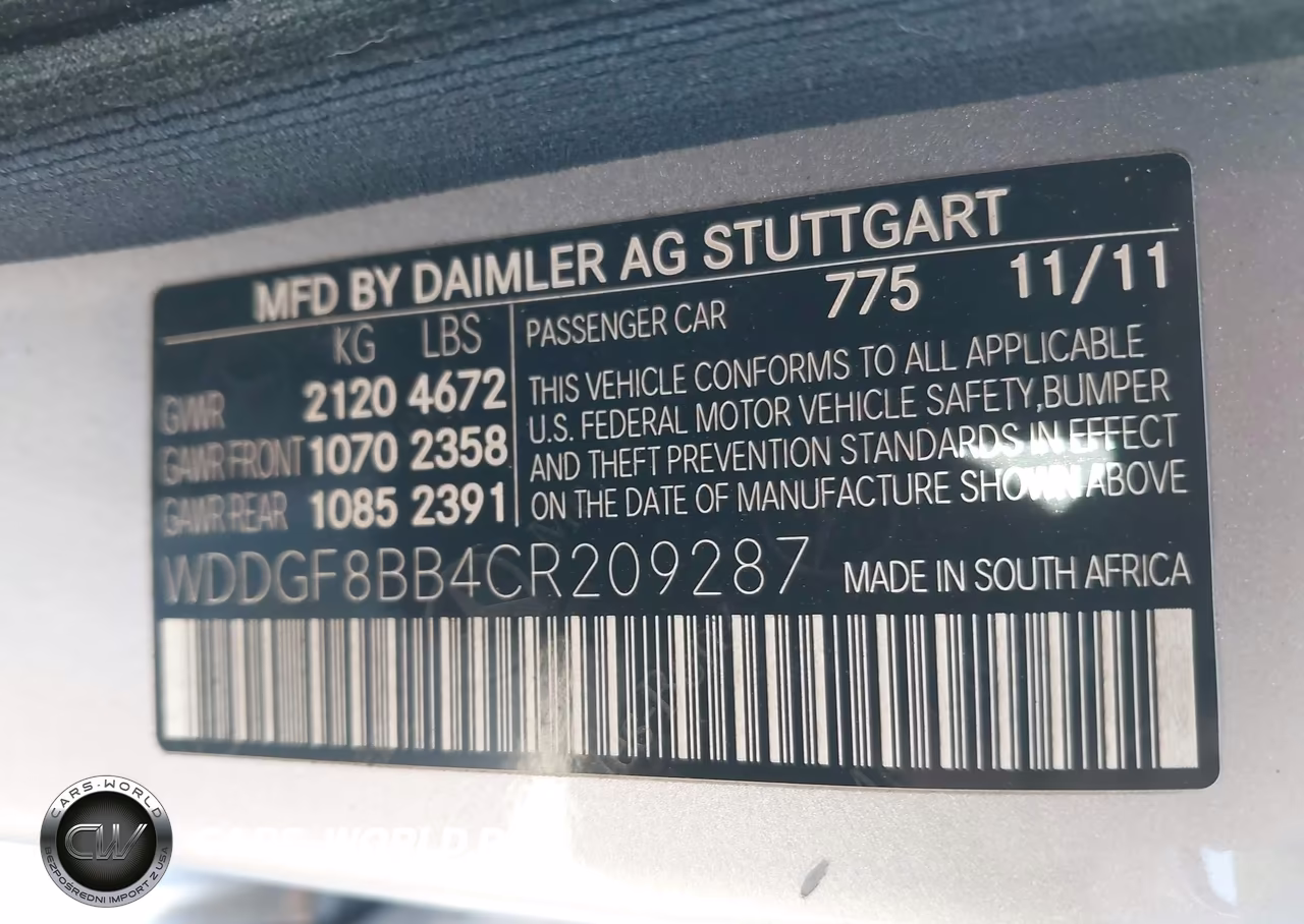 2012 Mercedes-Benz C 300 Sport 4Matic VIN:WDDGF8BB4CR209287 - 9