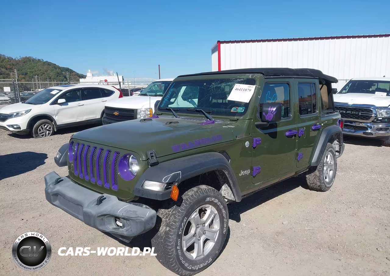 2020 Jeep Wrangler Unlimited Sport VIN:1C4HJXDGXLW328821 - 2