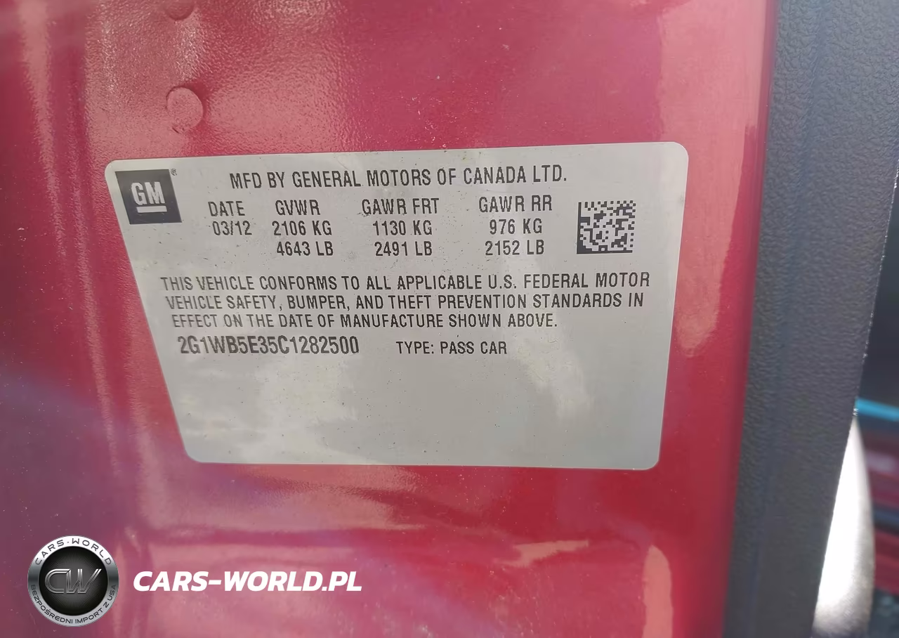 2012 Chevrolet Impala Lt VIN:2G1WB5E35C1282500 - 9