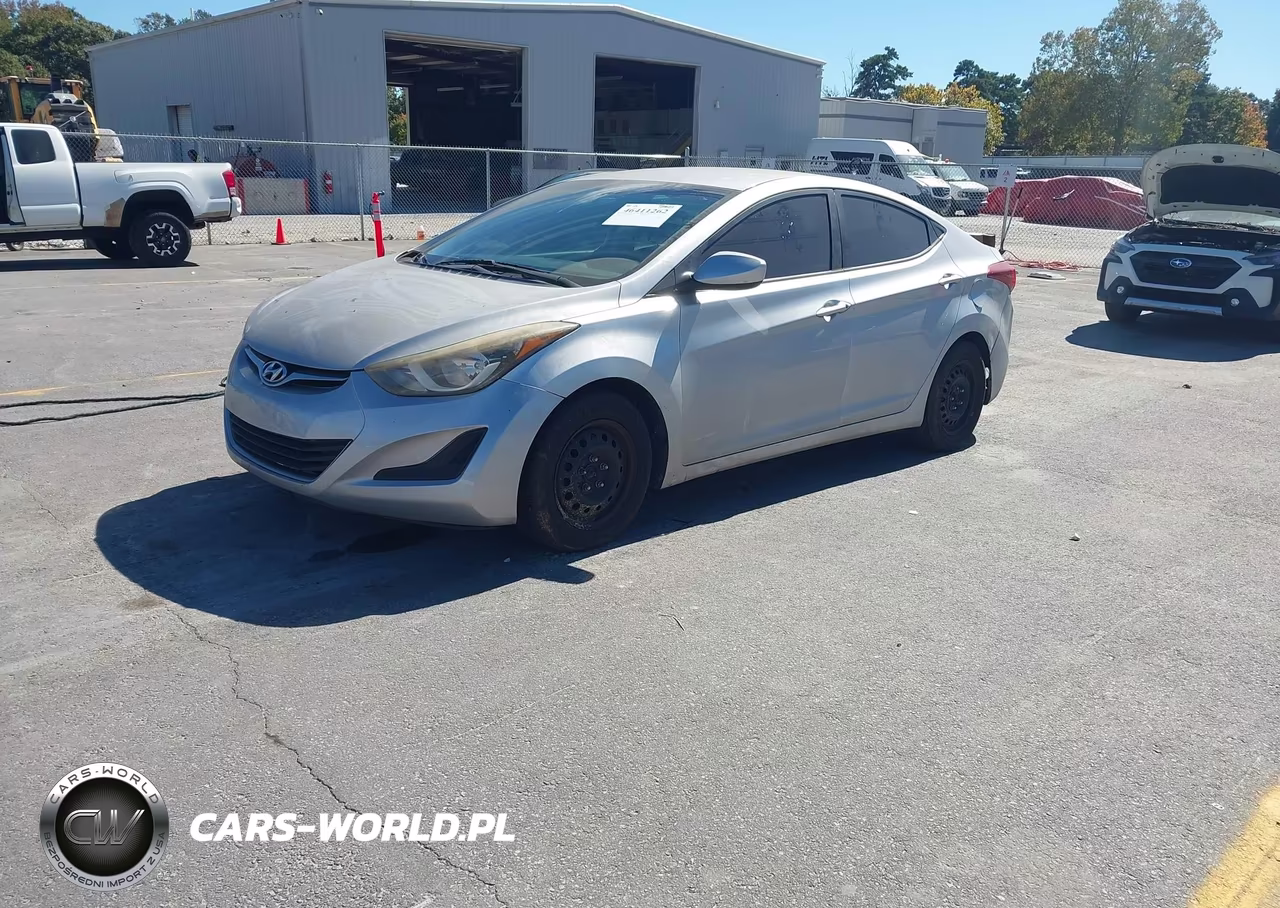 2016 Hyundai Elantra Se VIN:5NPDH4AE4GH772316 - 2