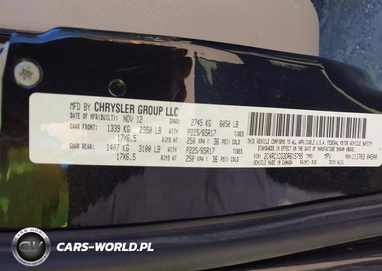 2013 Chrysler Town & Country Touring-L VIN:2C4RC1CG3DR615795 - 9