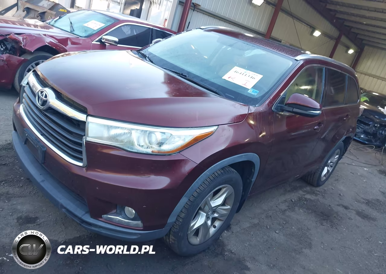 2014 Toyota Highlander Limited V6 VIN:5TDDKRFH7ES006024 - 2