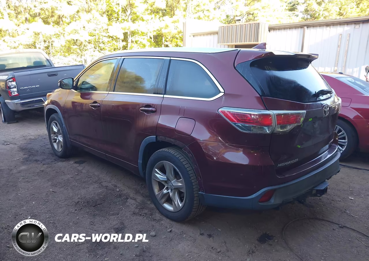 2014 Toyota Highlander Limited V6 VIN:5TDDKRFH7ES006024 - 3