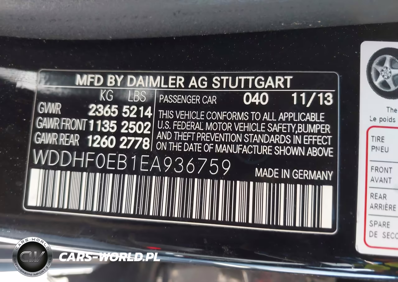 2014 Mercedes-Benz E 250 Bluetec VIN:WDDHF0EB1EA936759 - 9