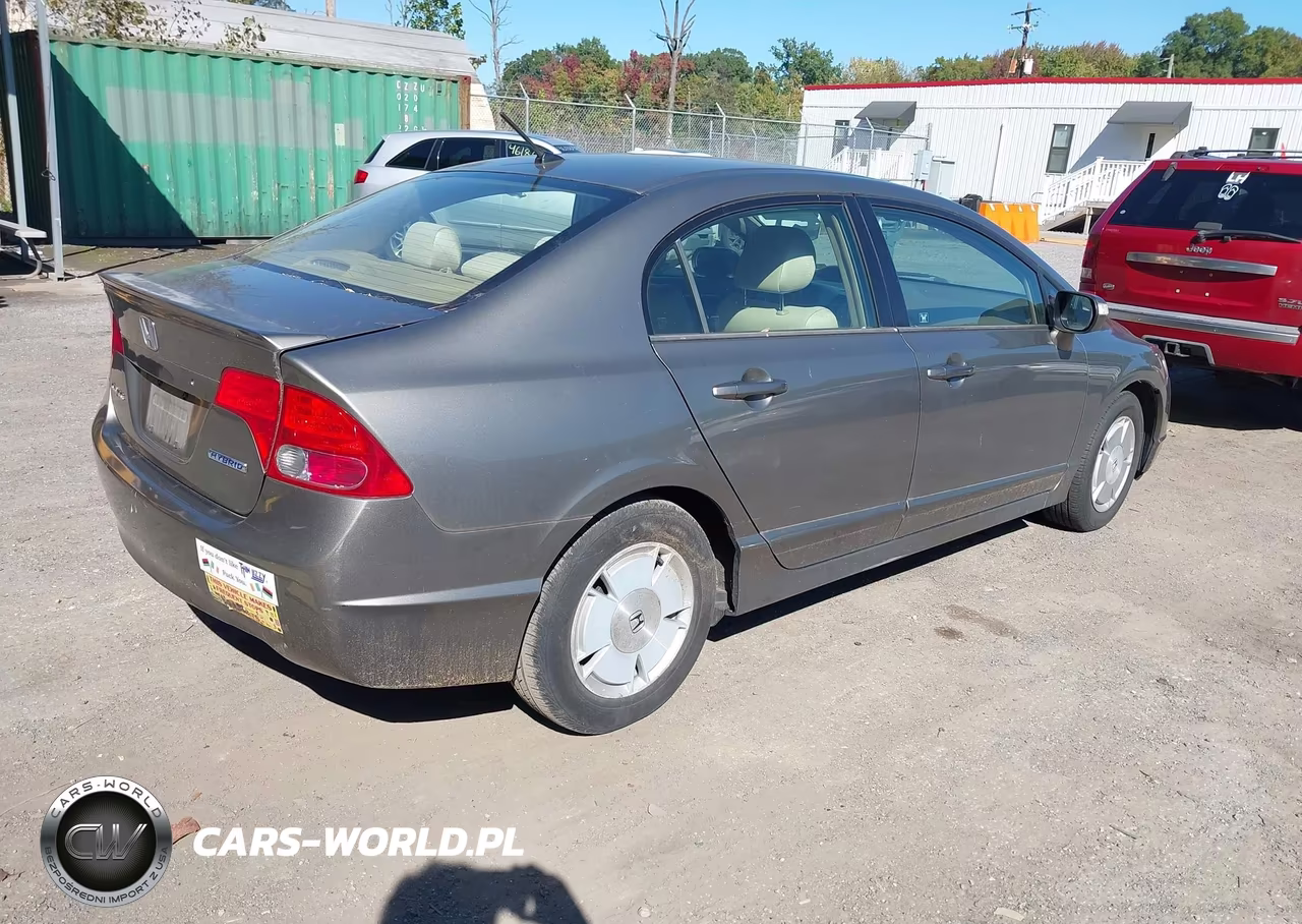 2007 Honda Civic Hybrid VIN:JHMFA36227S006218 - 4