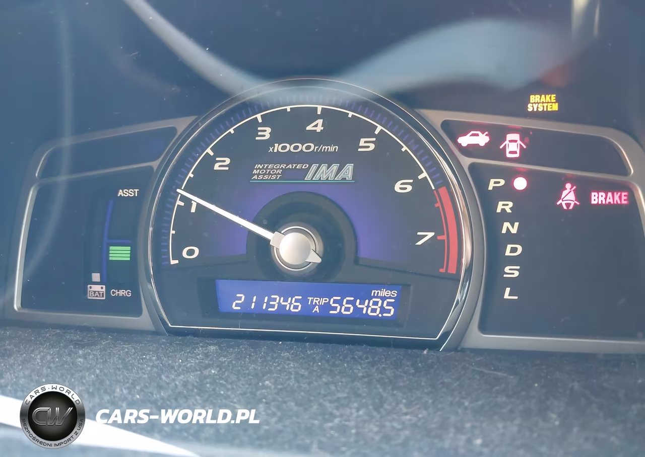 2007 Honda Civic Hybrid VIN:JHMFA36227S006218 - 7