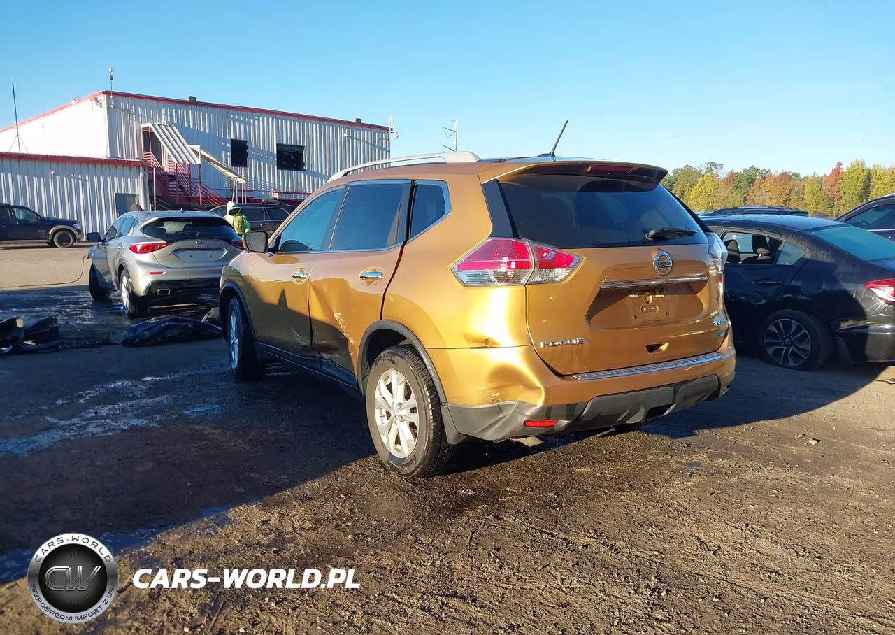 2014 Nissan Rogue S-Sl-Sv VIN:5N1AT2MV0EC857191 - 3