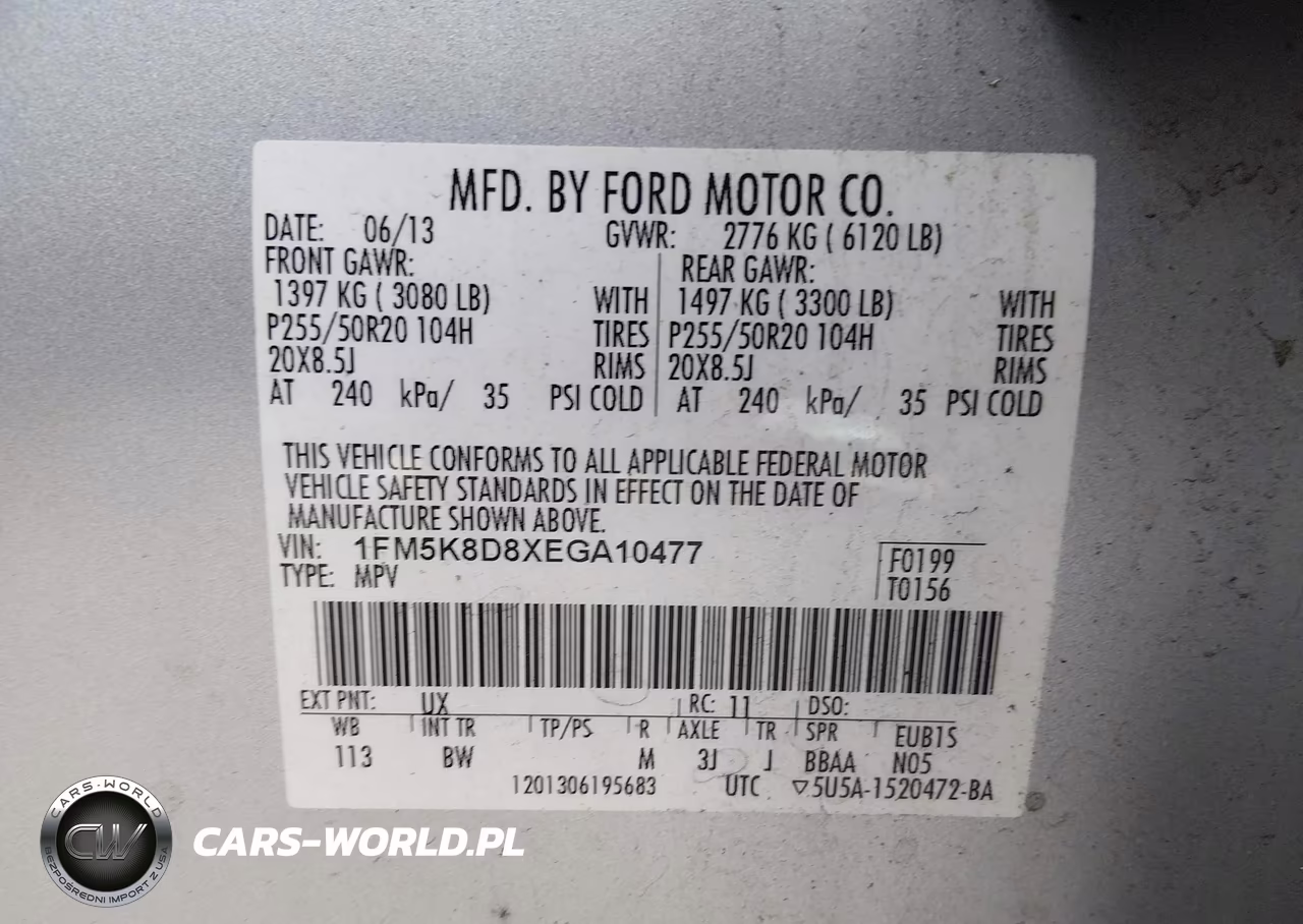 2014 Ford Explorer Xlt VIN:1FM5K8D8XEGA10477 - 9