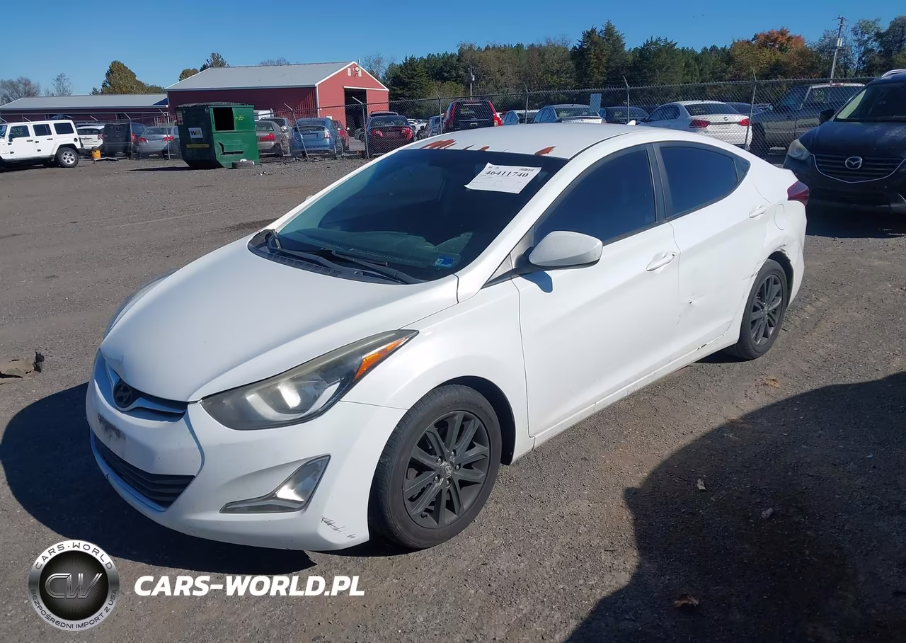 2015 Hyundai Elantra Se VIN:5NPDH4AE1FH577644 - 2
