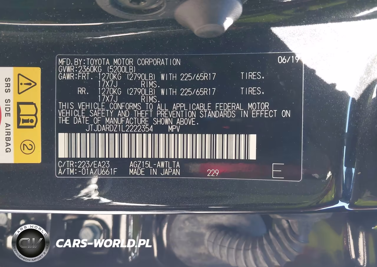 2020 Lexus Nx 300 VIN:JTJDARDZ1L2222354 - 9