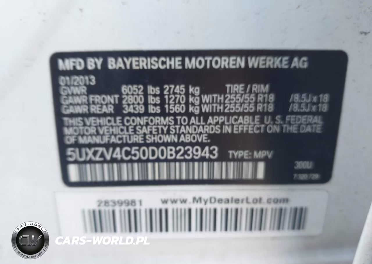 2013 BMW X5 xDrive35I-xDrive35I Premium-xDrive35I Sport Activity VIN:5UXZV4C50D0B23943 - 9