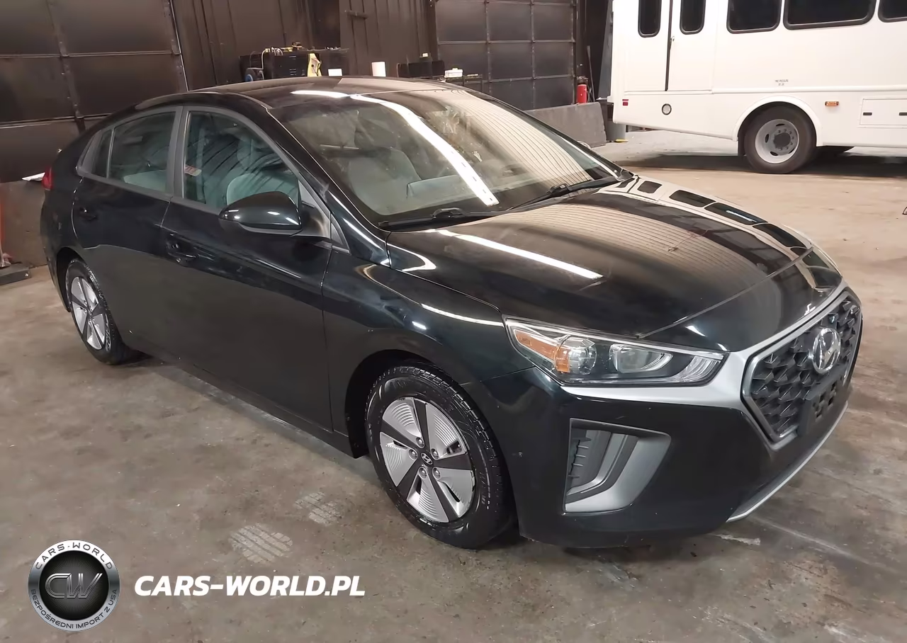 2021 Hyundai Ioniq Hybrid Blue VIN:KMHC65LC4MU247353 - 1