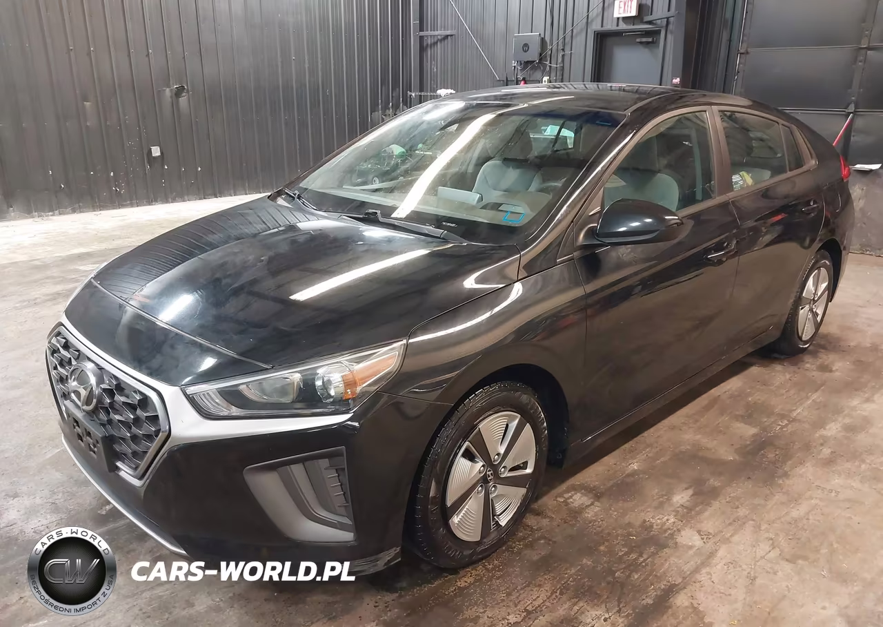 2021 Hyundai Ioniq Hybrid Blue VIN:KMHC65LC4MU247353 - 2