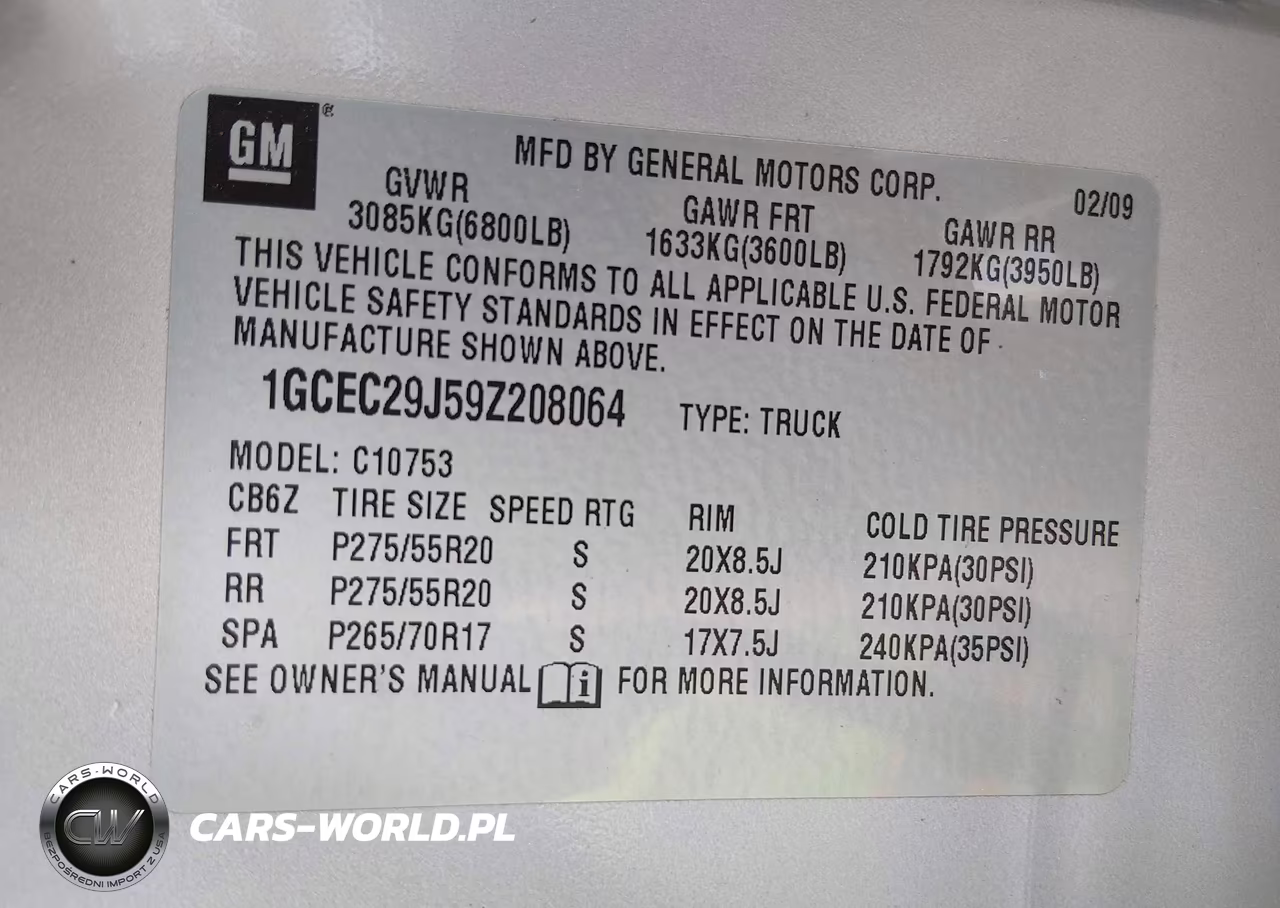 2009 Chevrolet Silverado 1500 Lt VIN:1GCEC29J59Z208064 - 9