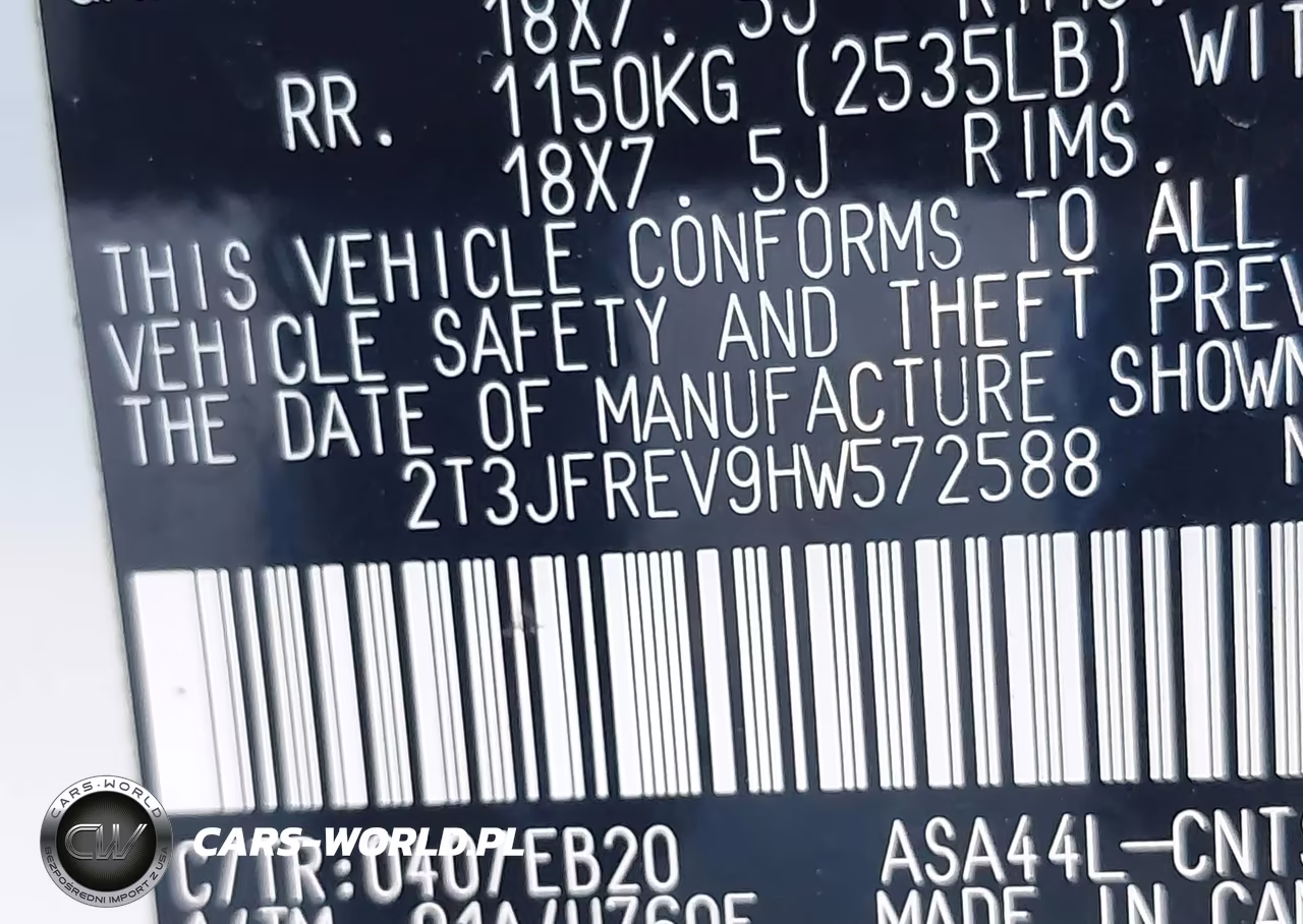 2017 Toyota Rav4 Se VIN:2T3JFREV9HW572588 - 9