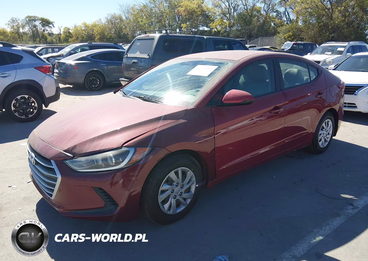 2018 Hyundai Elantra Se VIN:KMHD74LF2JU452803 - 2