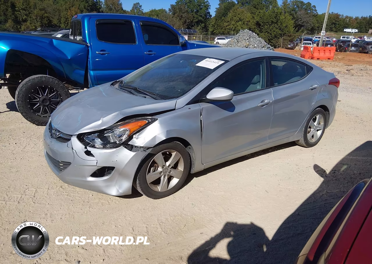 2013 Hyundai Elantra Gls VIN:5NPDH4AE0DH234028 - 2