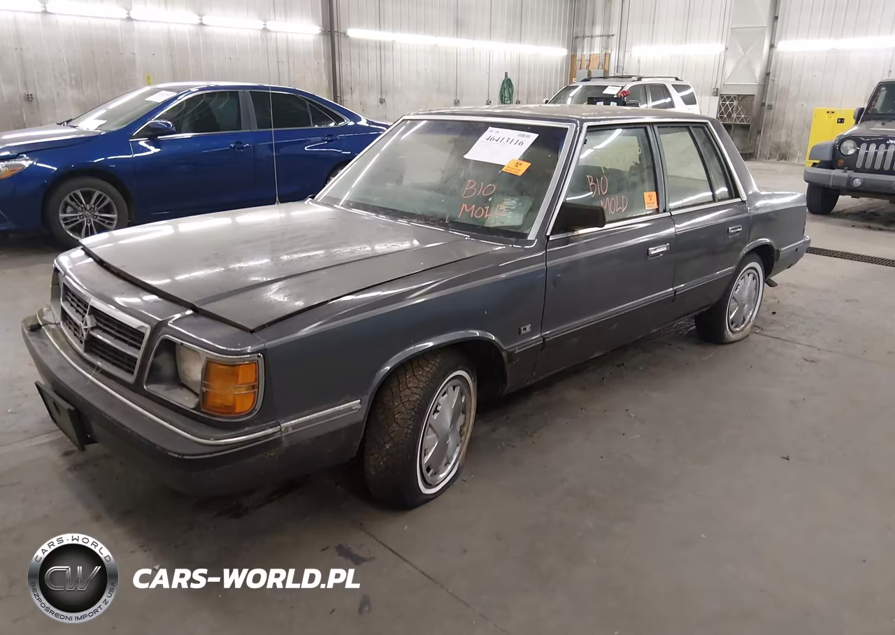 1987 Dodge Aries Le VIN:1B3BD36D5HF172995 - 2