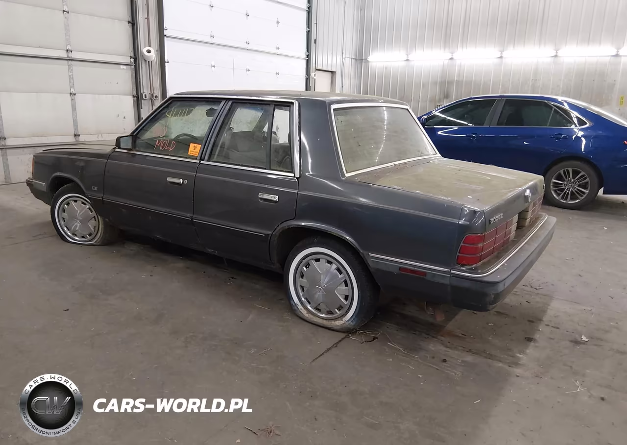 1987 Dodge Aries Le VIN:1B3BD36D5HF172995 - 3