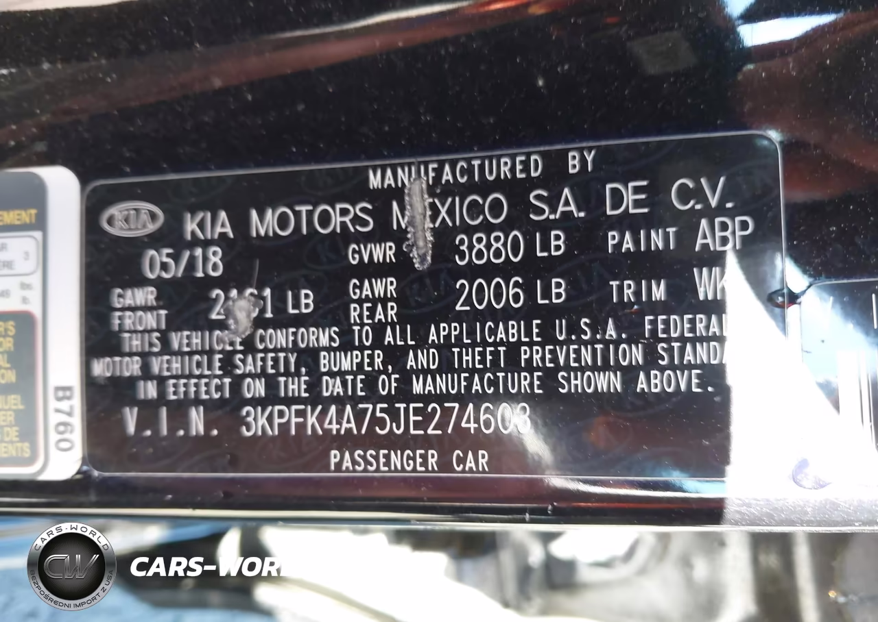 2018 Kia Forte Lx VIN:3KPFK4A75JE274603 - 9