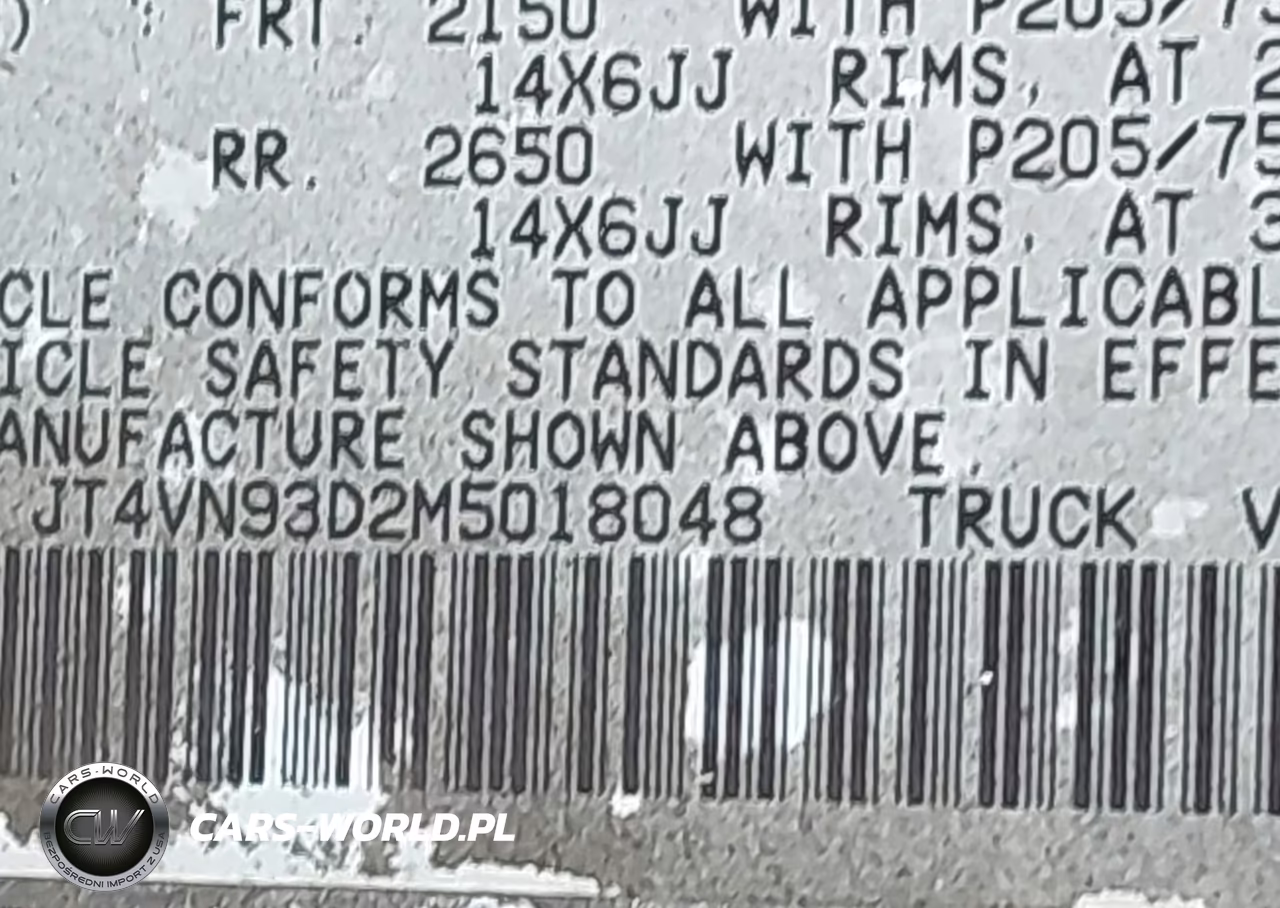1991 Toyota Pickup 1-2 Ton Ex Lng Whlbse Dlx VIN:JT4VN93D2M5018048 - 9