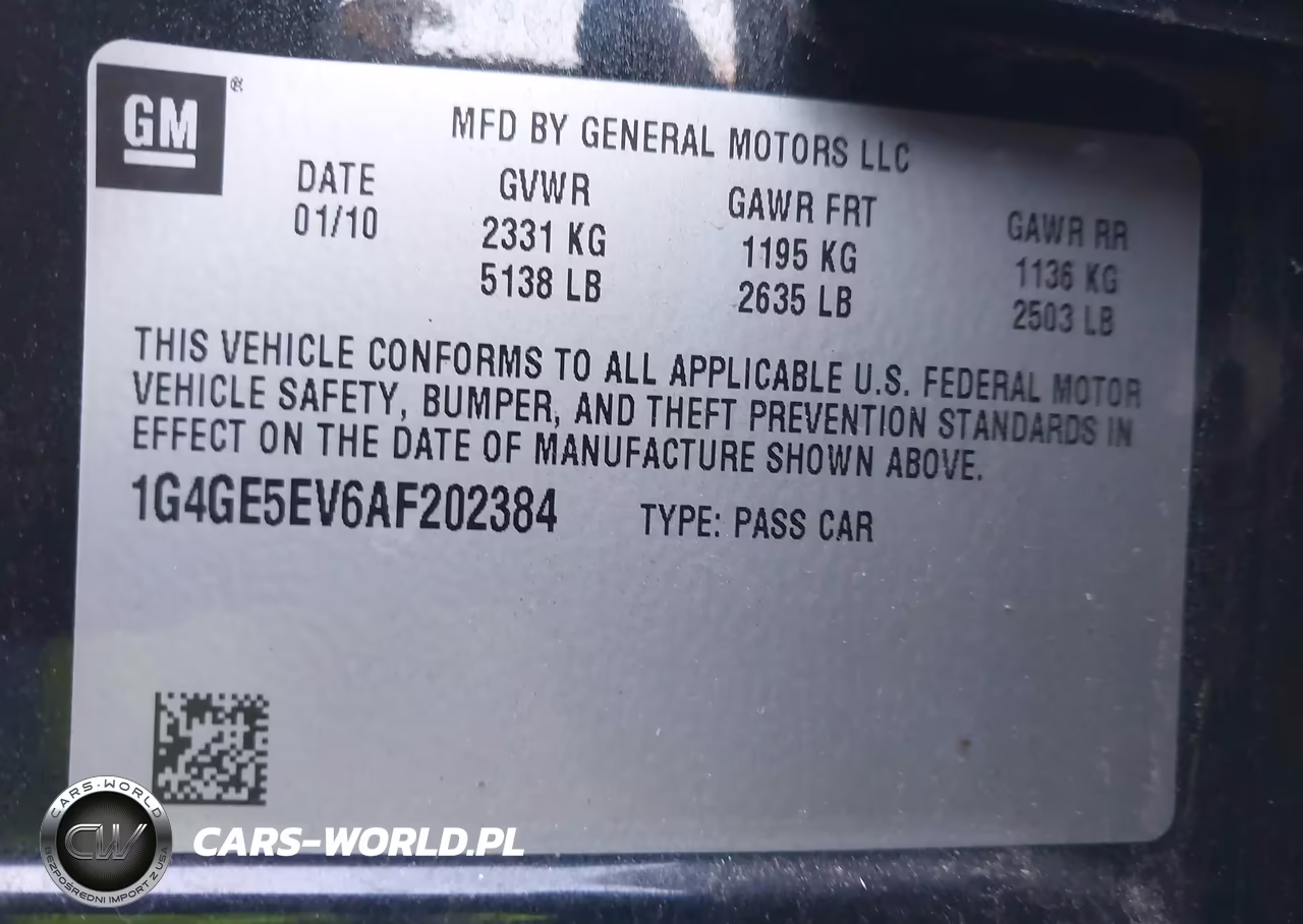2010 Buick Lacrosse Cxs VIN:1G4GE5EV6AF202384 - 9