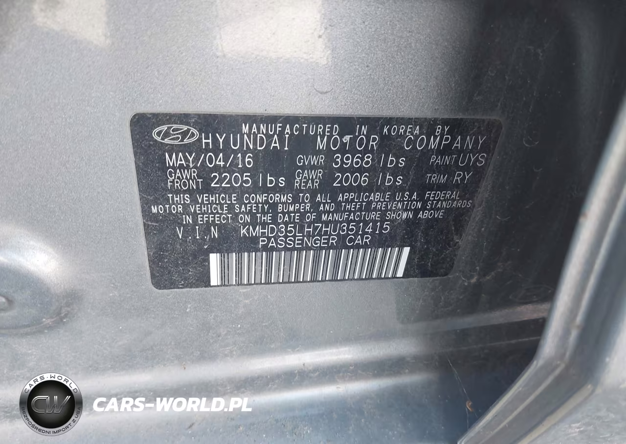 2017 Hyundai Elantra Gt VIN:KMHD35LH7HU351415 - 9