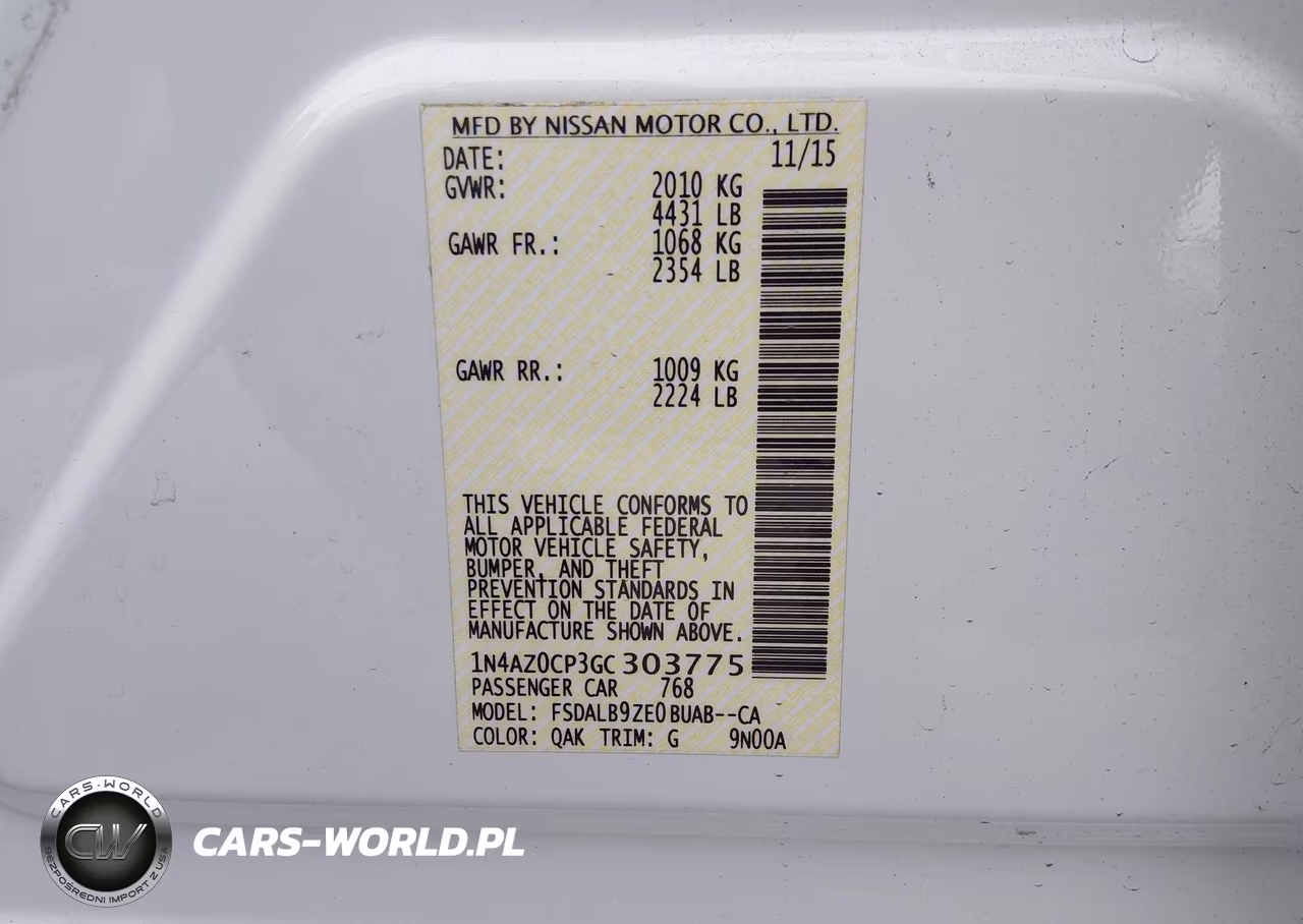 2016 Nissan Leaf S VIN:1N4AZ0CP3GC303775 - 9