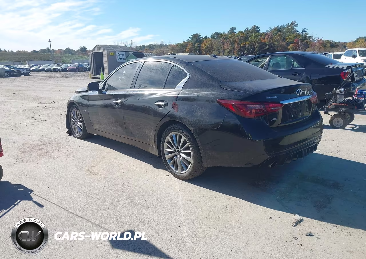 2018 Infiniti Q50 3.0T Luxe VIN:JN1EV7ARXJM437952 - 3