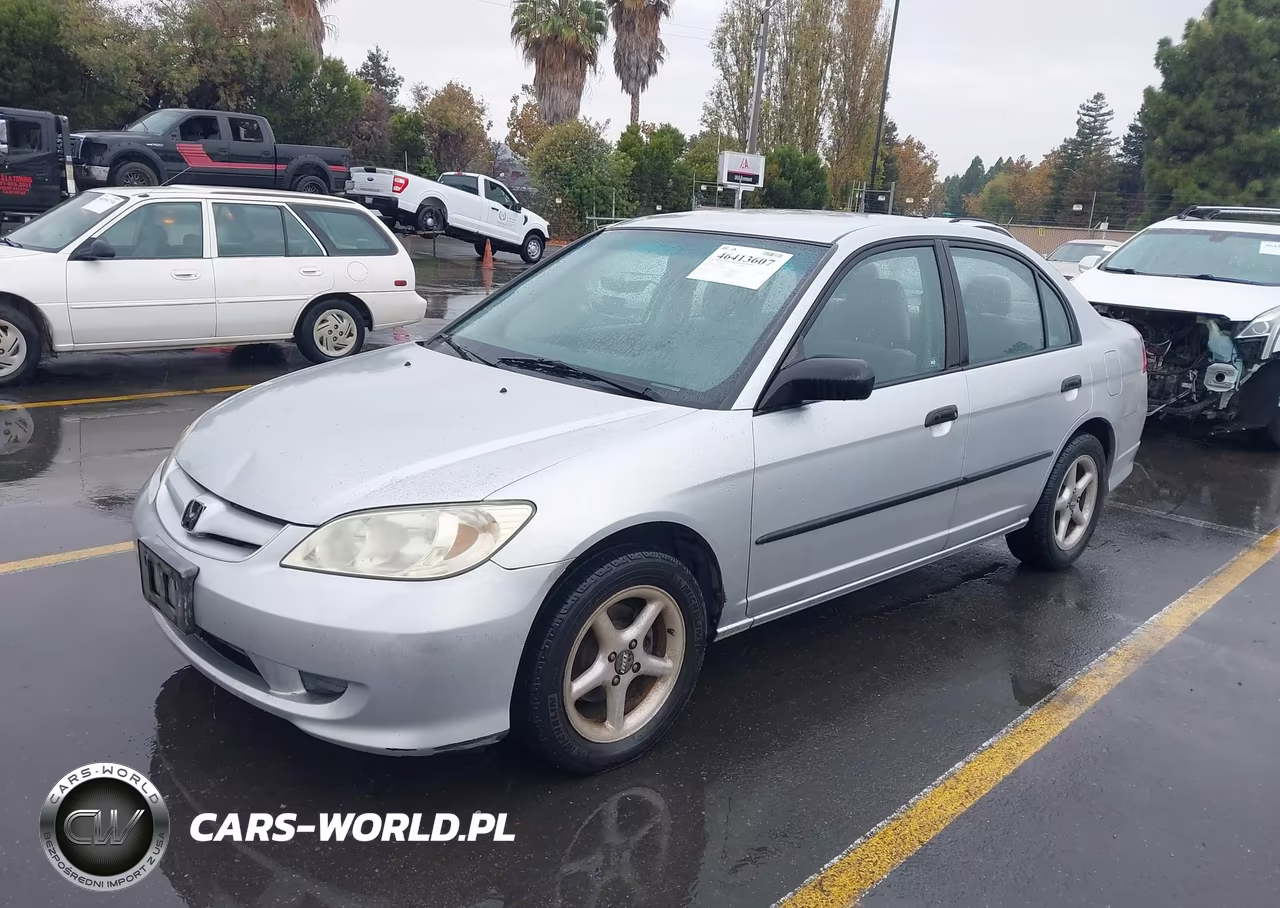 2005 Honda Civic Vp VIN:2HGES16305H536538 - 2