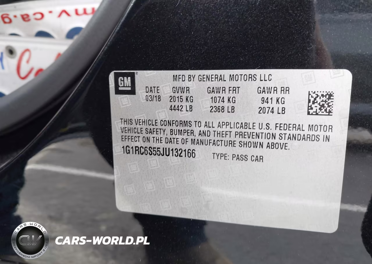 2018 Chevrolet Volt Lt VIN:1G1RC6S55JU132166 - 9